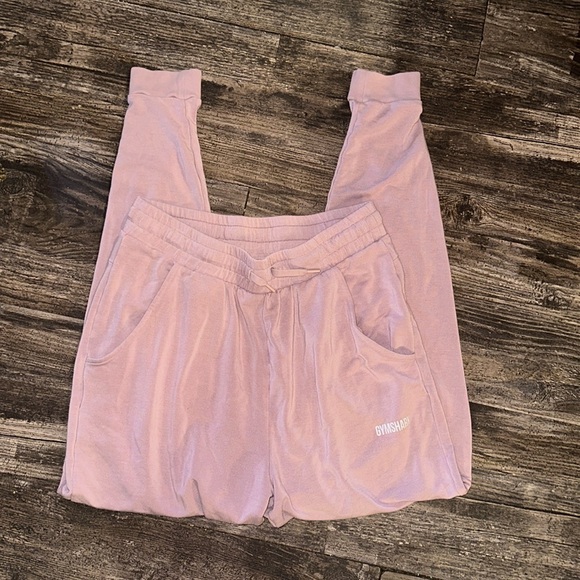 gymshark pink sweatpants large - Picture 1 of 3